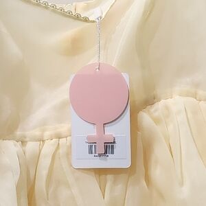 Selkie Soft Yellow Dress with Delicate Details